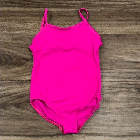 Balera dancewear hot pink leotard size 7/8 (IC)